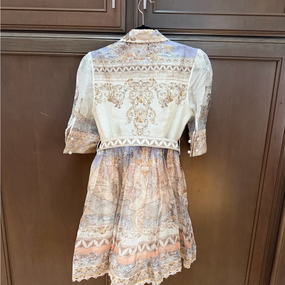 Zimmermann High Tide Mini Shirt Dress NWT Size 3 - Picture 6 of 7
